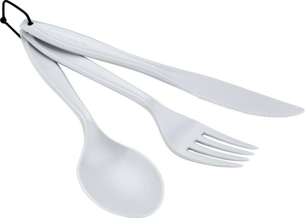 GSI OUTDOORS 3-Piece Ring Cutlery Color: Eggshell