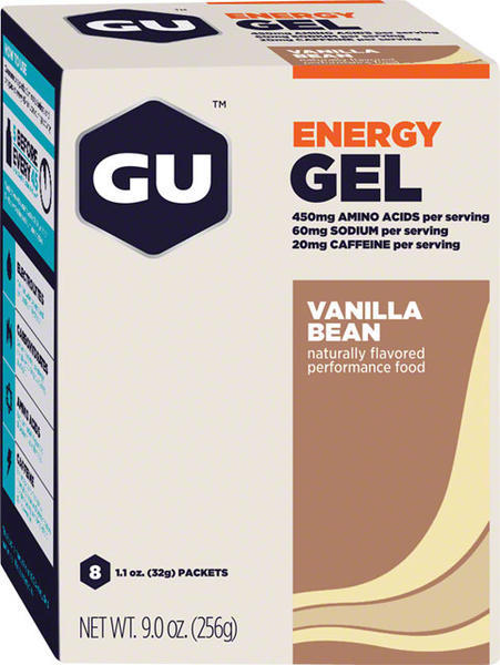 GU Energy Gel Flavor | Size: Vanilla Bean | 8-pack