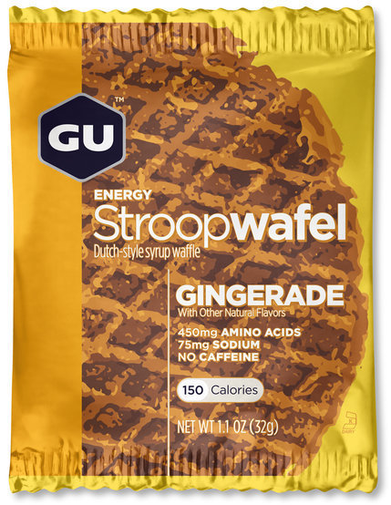GU Energy Stroopwafel Flavor | Size: Gingerade | Single Serving