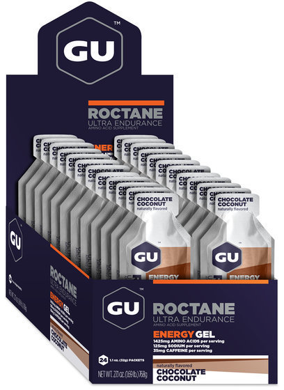 GU Roctane Energy Gel Flavor | Size: Chocolate Coconut | 24-pack