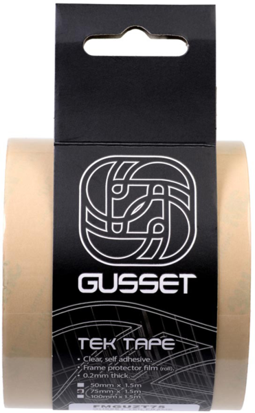 Gusset TEK Frame Protector Tape Roll 50mm x 1.5m (.2mm) Color: Clear