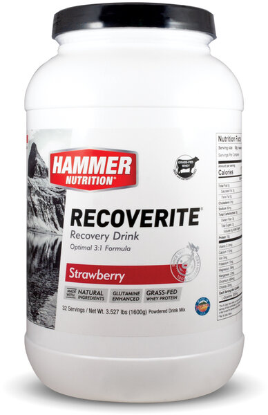 Hammer Nutrition Recoverite Flavor | Size: Strawberry | 32-serving