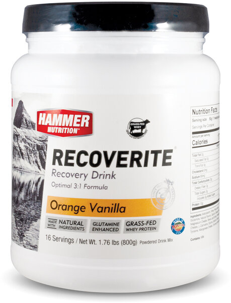 Hammer Nutrition Recoverite Flavor | Size: Orange Vanilla | 16-serving