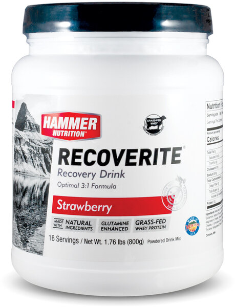 Hammer Nutrition Recoverite Flavor | Size: Strawberry | 16-serving