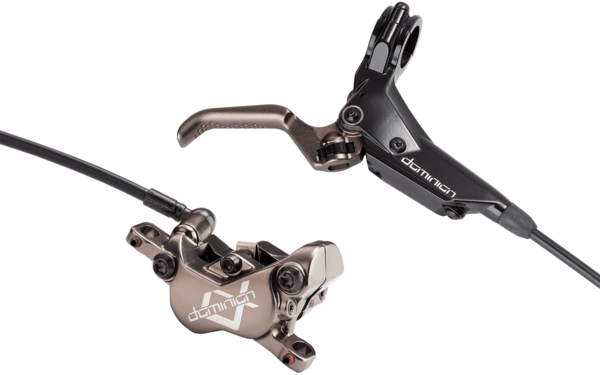 Hayes Dominion A4 Disc Brake and Lever Color: Black/Bronze