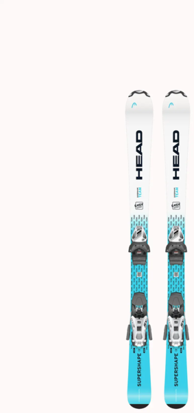 Head Supershape Team Easy Junior Ski + JRS 6