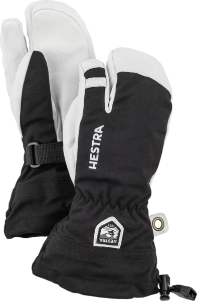 Hestra Gloves Army Leather Heli Ski Jr. 3 Finger