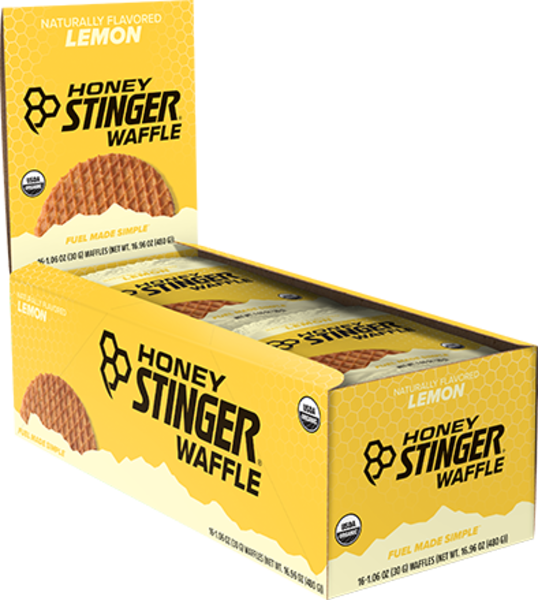 Honey Stinger Organic Waffle Flavor | Size: Lemon | Single Serving 16-pack