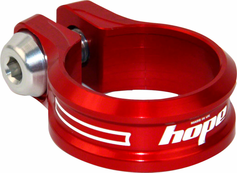 Hope Seat Clamp - Bolt, 31.8mm, Red