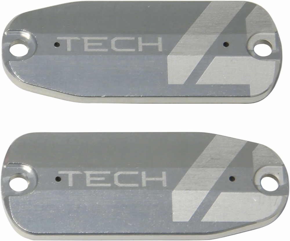 Hope Hope Tech 4 Brake Lever Reservoir Lid - Silver, Pair