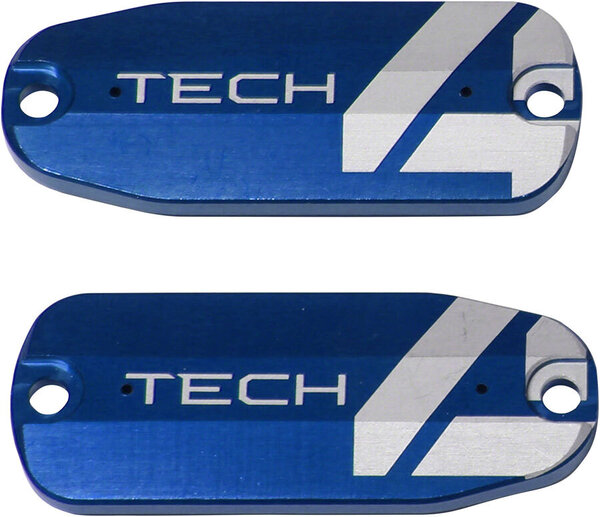 Hope Hope Tech 4 Brake Lever Reservoir Lid - Blue, Pair Hope Hope Tech 4 Brake Lever Reservoir Lid - Blue, Pair