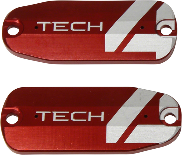 Hope Hope Tech 4 Brake Lever Reservoir Lid - Red, Pair Hope Hope Tech 4 Brake Lever Reservoir Lid - Red, Pair