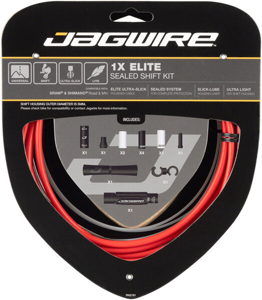 Jagwire Shift Kit Jagwire Pro Shift Cable Kit Slick Polished Fits