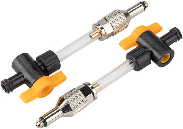 Jagwire Elite DOT Bleed Kit Adapters with 1/4 Turn Valves 