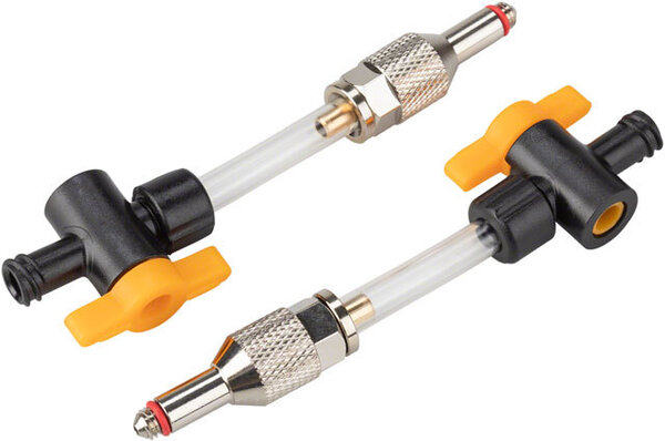 Jagwire Elite Mineral Oil Bleed Kit Adapters with 1/4 Turn Valves