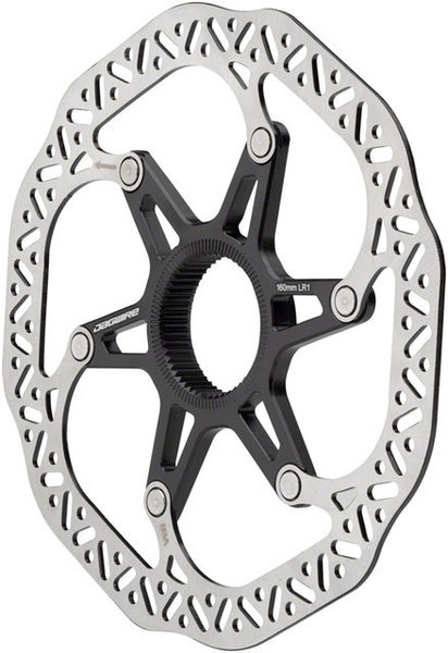 Jagwire Sport SR1 Rotori Freno A Disco 220 Mm - 6 Bulloni, Argento, Per Mountain Bike E Bici Da Corsa