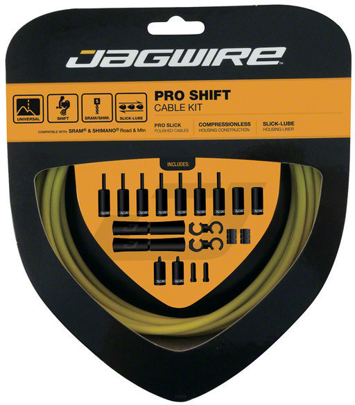 Jagwire Mountain Pro Shift Cable Kit White Shift Housing Cables 