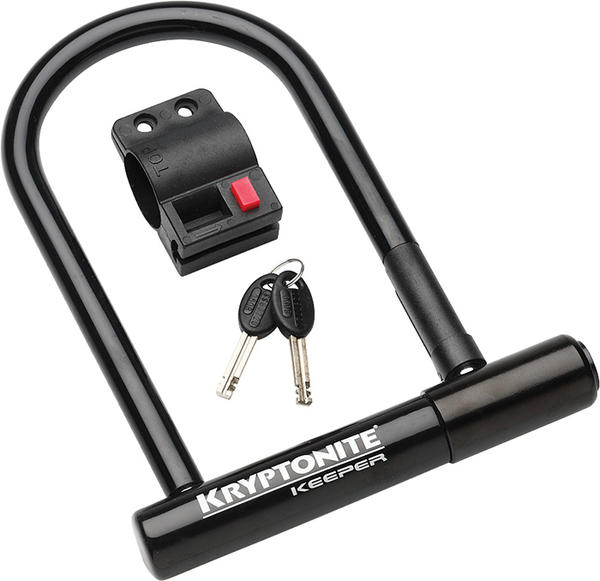 Kryptonite Keeper 12 Standard Lock with Bracket