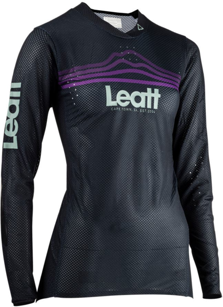 Leatt MTB Gravity 4.0 Women's Jersey Color: Black