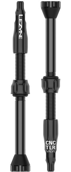 Lezyne CNC TLR Valve Pair Color | Size: Black | 60mm