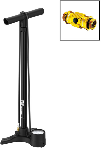 Lezyne Macro Floor Drive - ABS Flip Chuck - Village CycleSport