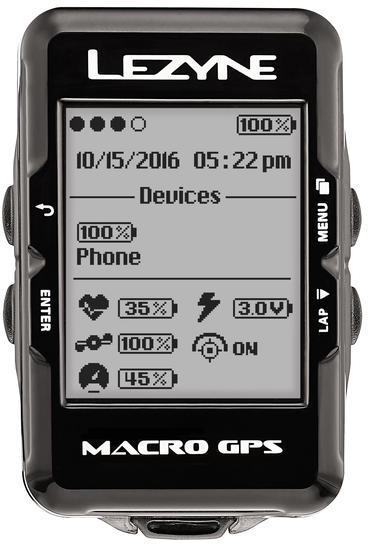 Lezyne Macro GPS Color: Black