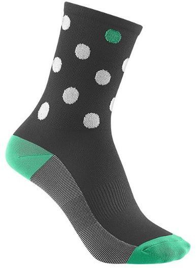 Liv Signature Sock Color: Black/Green