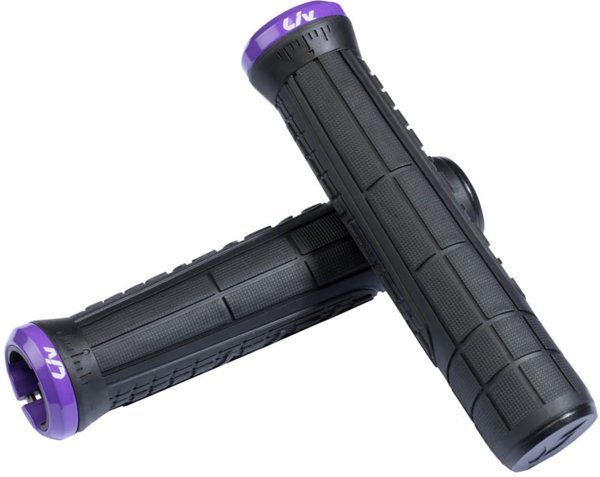 Liv Swage Single Lock-On Grips Color: Black/Purple