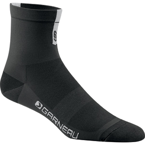 Garneau Conti Cycling Socks Color: Black/Gray