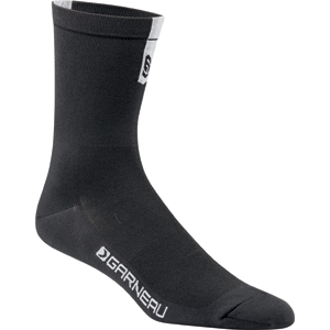 Garneau Conti Long Cycling Socks Color: Black/Gray