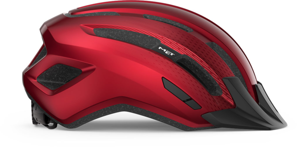Met Helmets Downtown MIPS Color: Red/Glossy