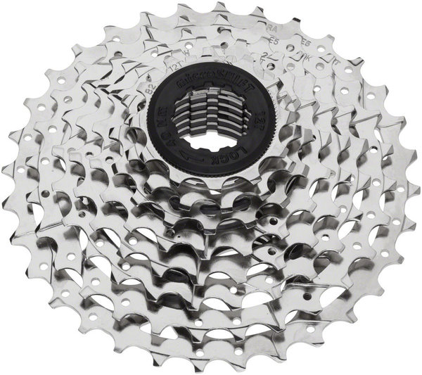 Microshift H08 8-Speed Cassette Color: Silver