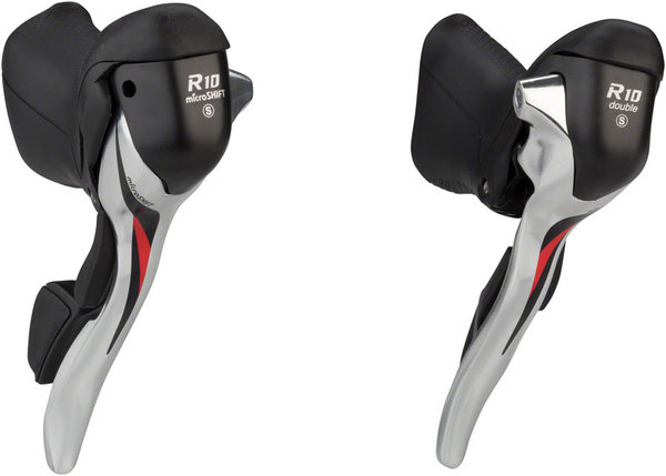 Microshift R10 Short Reach Drop Bar Shifter Set