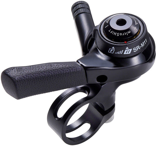 Microshift Right Thumb Shifter for SRAM Mountain Speeds: 11-speed