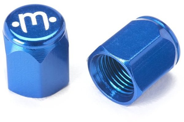 Mission BMX Valve Caps Color: Blue