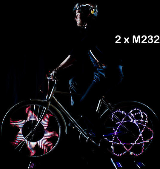 Experimentar Controlar sobrino Monkeylectric M232 32-LED bicycle wheel light - Centripedal Bikes