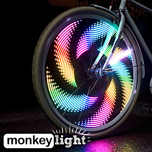 Monkeylectric M232 32-LED Bicycle Wheel Light Rechargeable