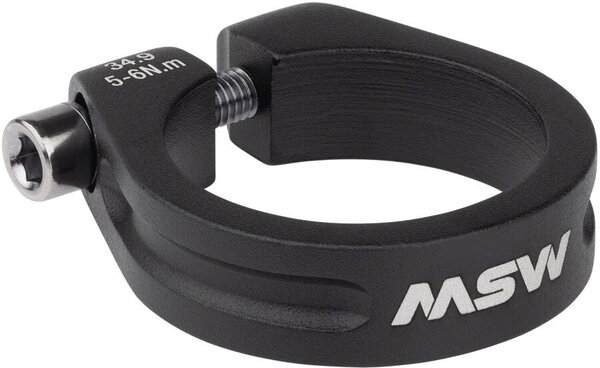 MSW MSW Seatpost Clamp - 34.9mm, Black MSW MSW Seatpost Clamp - 34.9mm, Black