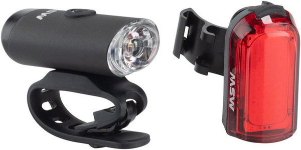 MSW TigerMoth 100-Lumen Headlight and 20-Lumen Taillight Set