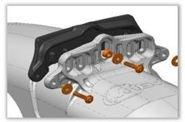 Mudhugger Rock Shox ZEB Fork Adaptor Kit for EVO Bolt-On Fenders