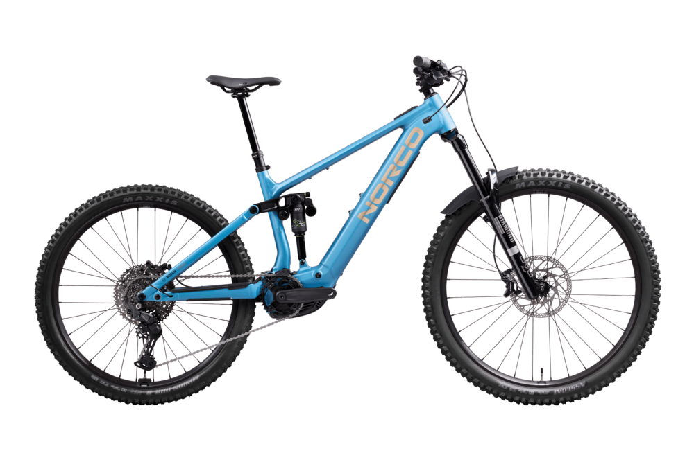norco electric bicycle 25 Sight VLT CX C1 150 - Grey / Gold suspension E Norco Range VLT CX On