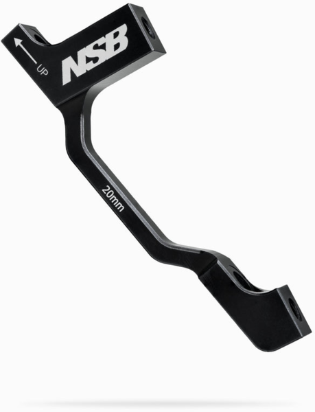 North Shore Billet Disc Brake Adapter, Post Mount, 200mm+ Rotor