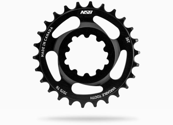 North Shore Billet Variable Tooth Chainring Direct Mount For SRAM GXP