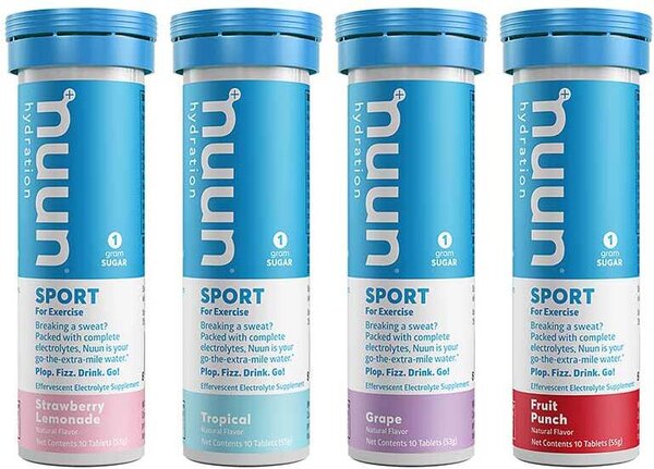 nuun Sport (Mixed 4-Pack) Flavor | Size: Mixed | 10-tablet 4-pack