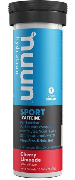 nuun Sport w/Caffeine Flavor | Size: Cherry Limeade | 10-tablet 8-pack
