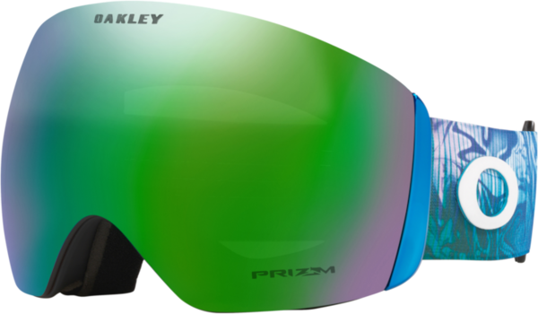 Oakley Flight Deck L Snow Goggles Color | Lens: Abstract Blue | Prizm Snow Jade Iridium