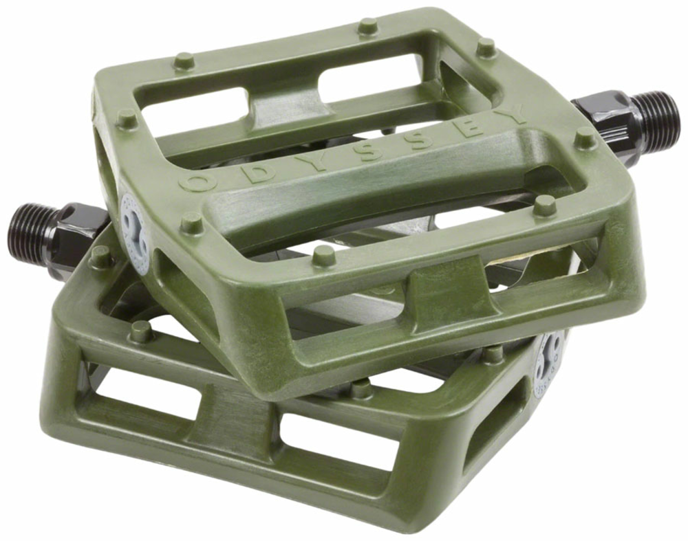 Odyssey Grandstand Pedals Color: Army Green
