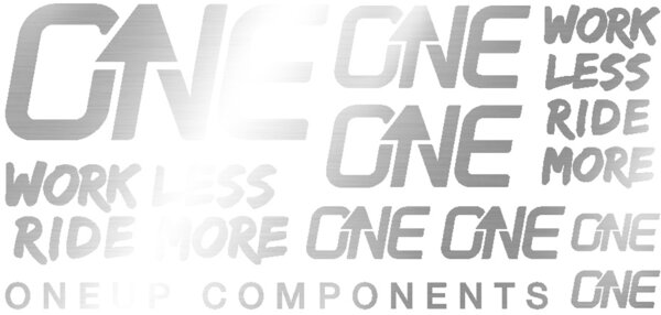 OneUp Components Decal Kit Color: Silver
