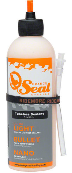 Orange Seal Tubeless Tire Sealant Model | Size: Twist Lock | 8-ounce