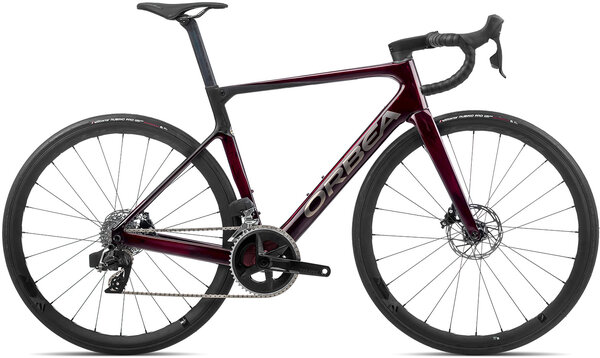Orbea Orca M31eLTD PWR Color: Red Wine/Raw Carbon